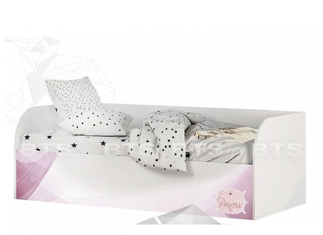 Кровать детская с подъемным механизмом «Трио/Рапунцель» КРП-01